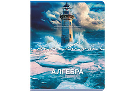 Тетрадь Алгебра 48л. BRAUBERG 405082 КЛАССИКА ПРИРОДА, обложка картон, клетка, подсказ