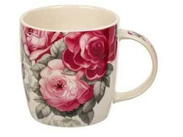 Кружка 350мл 434017 Розы микс