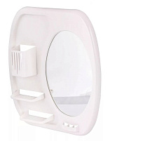 Полка для ванной комнаты Аква белая М7731