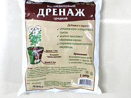 Дренаж Керамзитовый средний 1л Баш 0193