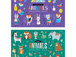 Альбом для рисования 12л. ArtSpace А12_26190 "Животные. Забавные зверушки"