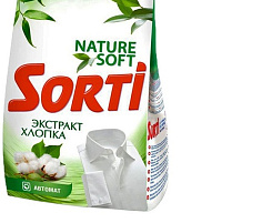 Стиральный порошок Sorti Автомат 6000г Хлопок(Казань)