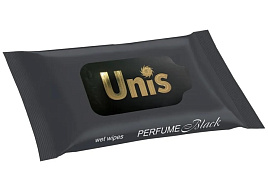 Влажные салфетки  Ан. Unis 156шт.Perfume Black клапан