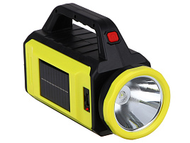 Фонарь от аккумулятора Ермак прожектор COB+LED 223-104