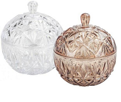 Сахарница пластик Шарм М7333 прозрачная