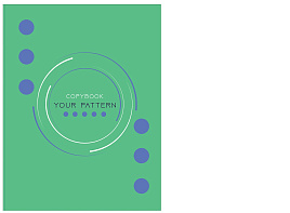 Тетрадь на кольцах 120л. ТТ5к120_лг 11362 "Your pattern", глянцевая ламинация