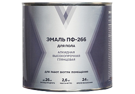 Эмаль ПФ-266 золотисто-коричневая 0,8кг V