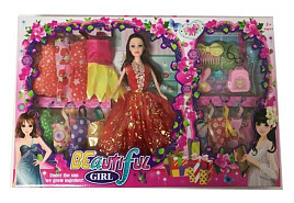 Кукла модель 2320055 с набором платьев и акс