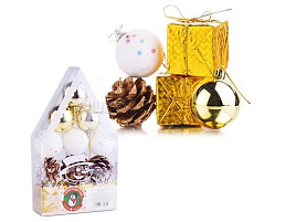 Набор новогодних украшений S1311 Оттенки праздника