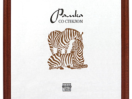 Фоторамка 35*35 дерево Темный Дуб 1701