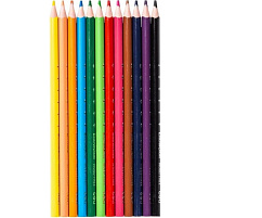 Карандаши цветные 12цв. Deli EC113-12 Enovation, трехгранные, пластик