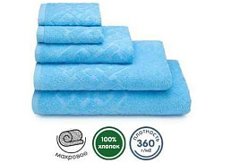 Полотенце 50*90 Донецк Болдрик 14-4320 Светло-голубой 7663