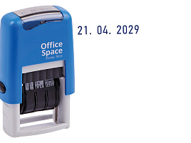 Датер мини OfficeSpace BSt_40523 пластик, 1стр., 3мм, банк