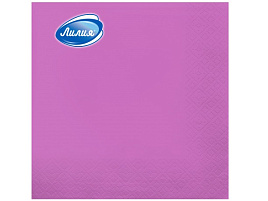 Салфетки 33*33 2-сл Лилия Розовый 20шт.0766