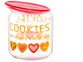 Банка для сыпучих стекло 0,75л  Р7807 5111