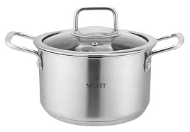 Кастрюля нержавейка 4,6л ML-5022 Millet Diva индукция