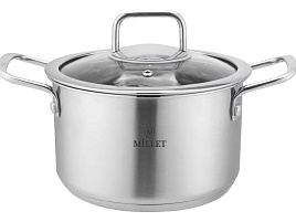 Кастрюля нержавейка 4,6л ML-5022 Millet Diva индукция