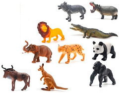 Набор животных Q203-9 Дикие животные 10шт