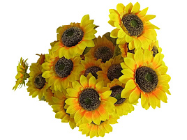 Цветок букет Подсолнух №57 50см