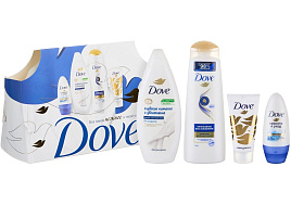 Набор женский  Dove Нежнее к твоей коже(2*250мл+2*50)