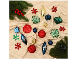 Набор новогодних украшений 9510312 Стелла 43шт