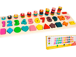 Логическая игрушка FG230719029C/ZWL-01 Развивающий центр деревянный