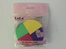 Спонж LOLA 4шт 1229/7