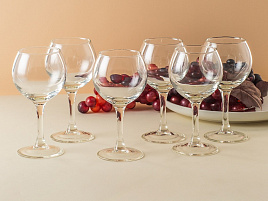 Набор бокалов для вина 6шт H8170/0622 Французкий ресторанчик 250мл