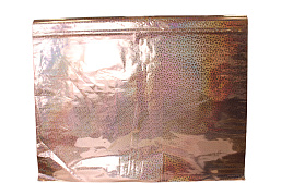 Бумага упаковочная Голография розовое золото (50) 1лист