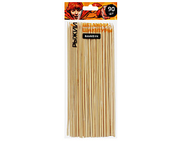 Шпажки-шампуры 90шт бамбук 20см 437-279