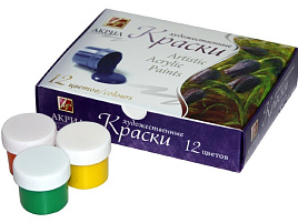Краски худож. акрилов. 12цв. 22С1409-08 20мл