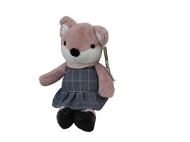 Мягкая игрушка Белка в платье 35см 600В