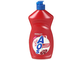 Средство для посуды AOS 450мл Сочная вишня(Казань)