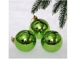 Шар 6см 201-1294 глянец салатовый 1шт