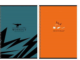 Тетрадь 96л. А4 на спирали  Т4гр96_лм 12058 "Лайфхак", матовая ламинация