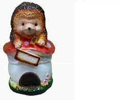 Копилка Еж на домике 22см