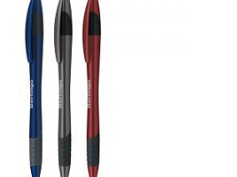 Ручка Berlingo CBm_70782 автоматическая "Metallic XL" синяя, 0,7мм, грип