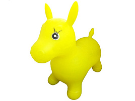 Мяч прыгун Животное 141-714L Лошадь неон