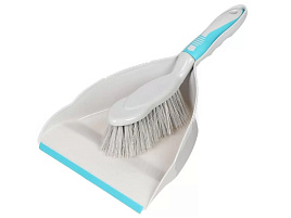 Щетка для пола Ленивка + совок HD5005-tif-Blue-311C/4288 Марья Искусница