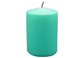 Свеча пеньковая 60*85 бирюза ч54640