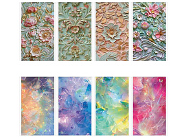 Блокнот 32л. BG Б6ск32_бл 09429 А6 "Flowers and shine", блестки
