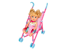 Пупс FCJ1061310 Miss Kapriz с коляской