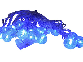 Электрогирлянда шарик 40л синий