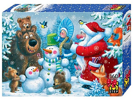 НГ Пазл 160эл. Новогодняя поляна 72102