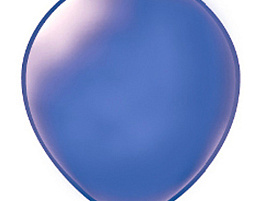 Шар надувной 12" Кристалл синий (50шт) Ч16748