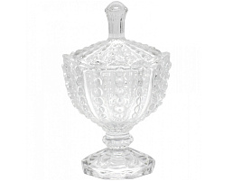 Сахарница стекло TG-1033/0764/1786 9*14см
