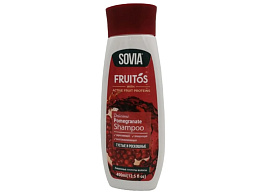 Шампунь Sovia 400мл. Густые и роскошные Гранат