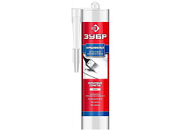 Герметик 280мл Зубр акриловый белый, универсальный 41231-0/6204