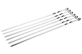 Шампур плоский 60см 6шт в чехле 61329