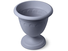 Вазон 5,6л Колывань С135Сер высокий серый